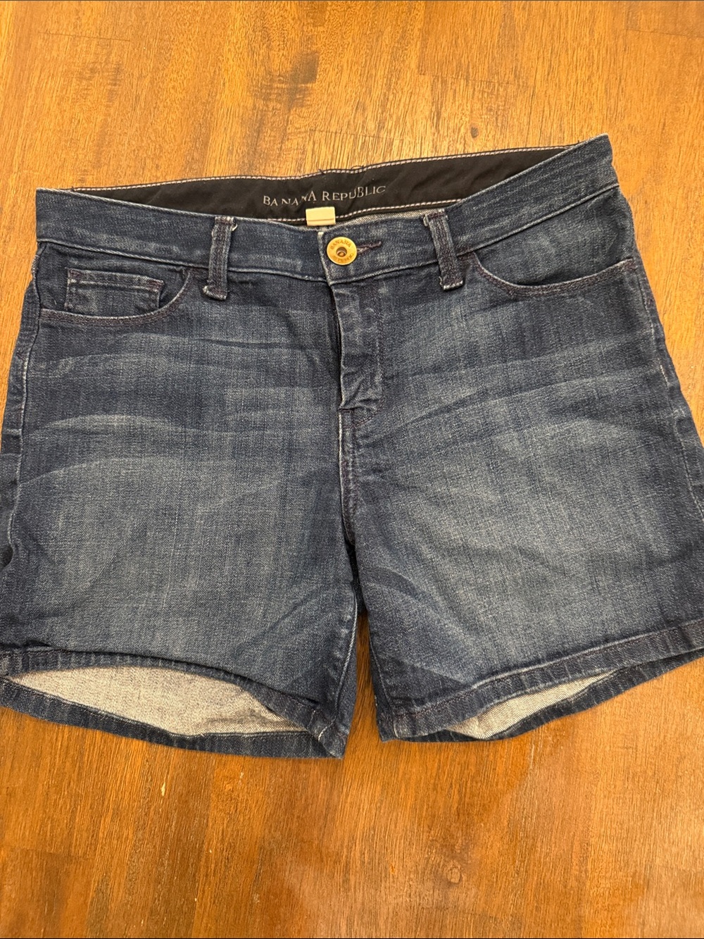 Banana Republic Women's Dark Indigo Denim Shorts